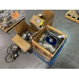 Lot of Pallet of Misc. Motors and Conveyance Belt