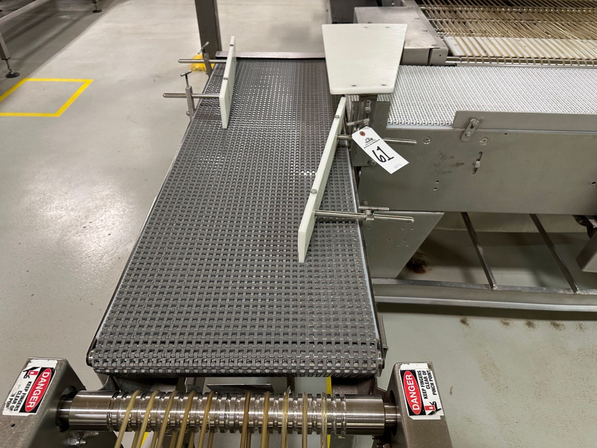 Lot of (2) Arr-Tech Intralox Belt over Stainless Steel Conveyors (Approx. 16" x 4' and 16" x 66") - Image 3 of 5