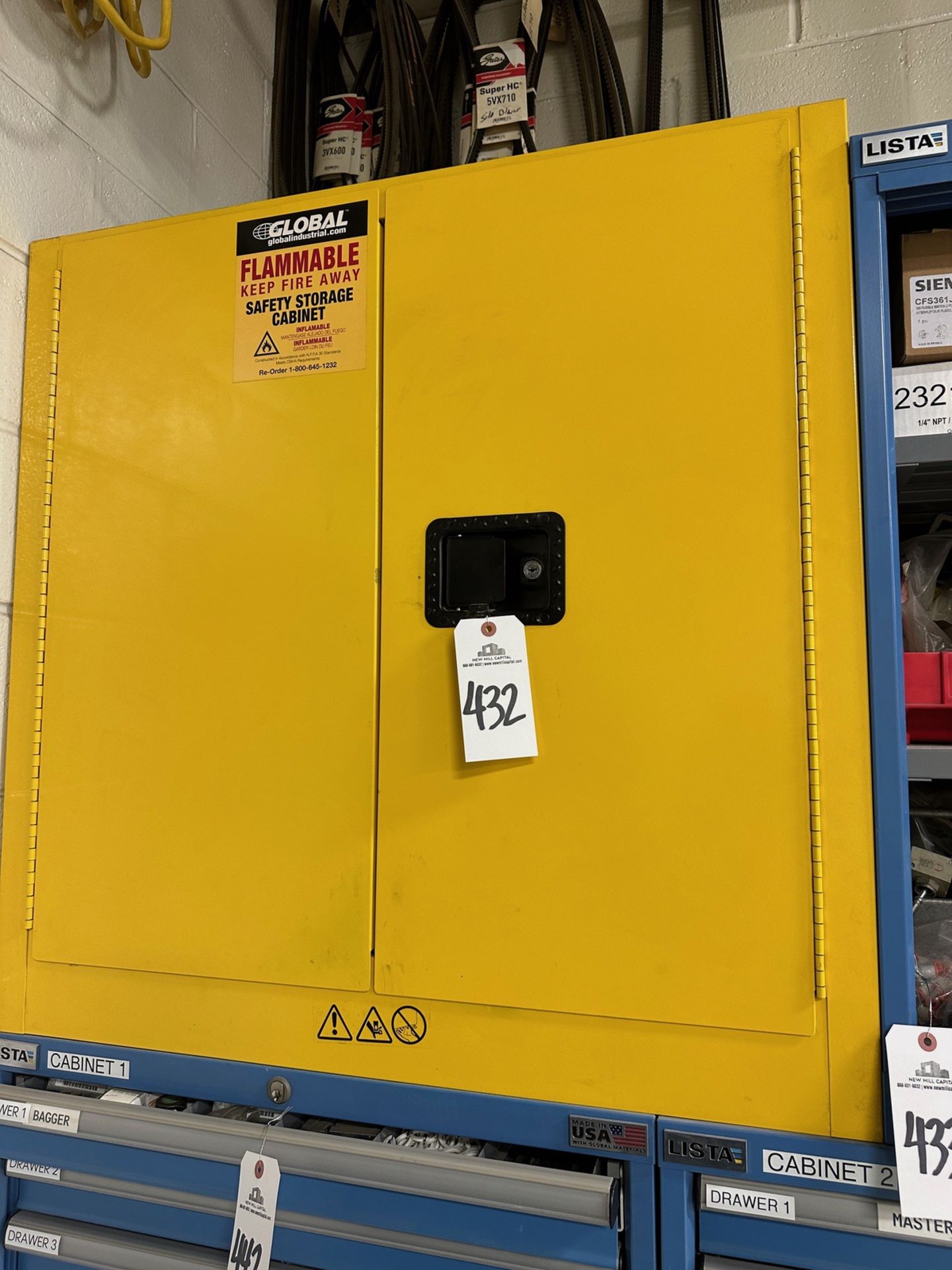 Global Safety Storage Cabinet | Rig Fee $100