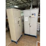 Lot of (4) Storage Cabinets with Contents - (2) 30" x 15" x 78" - (2) 3' x 18" x 78 | Rig Fee $200