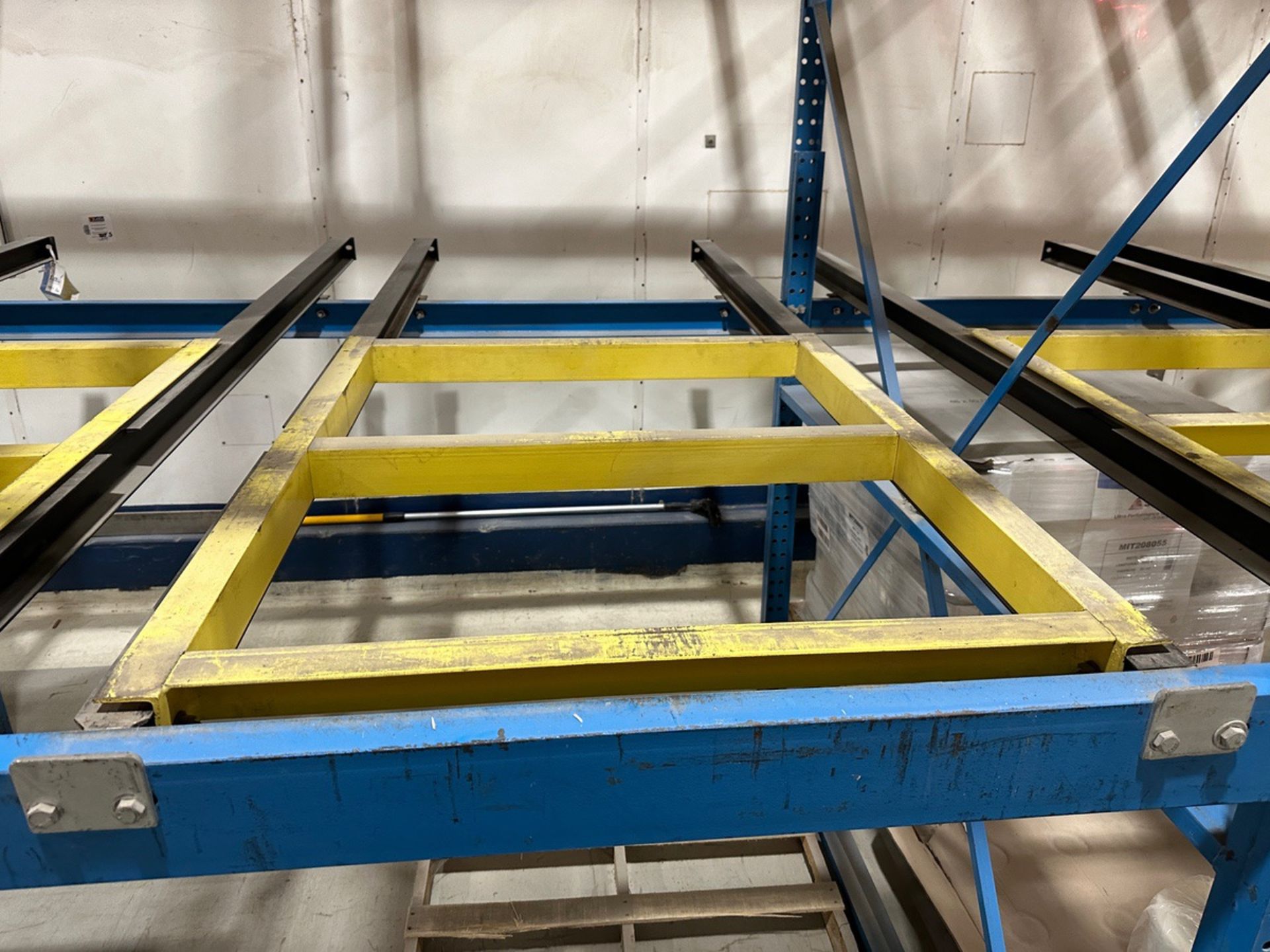 Lot of Gravity Fed Pallet Racking - (13) 15' x 78" Uprights (2 Deep), | Rig Fee $2750 See Desc - Image 5 of 5