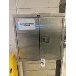 Global Stainless Steel Wall Mounted Cabinet (Approx. 30" x 1' x 30") | Rig Fee $50