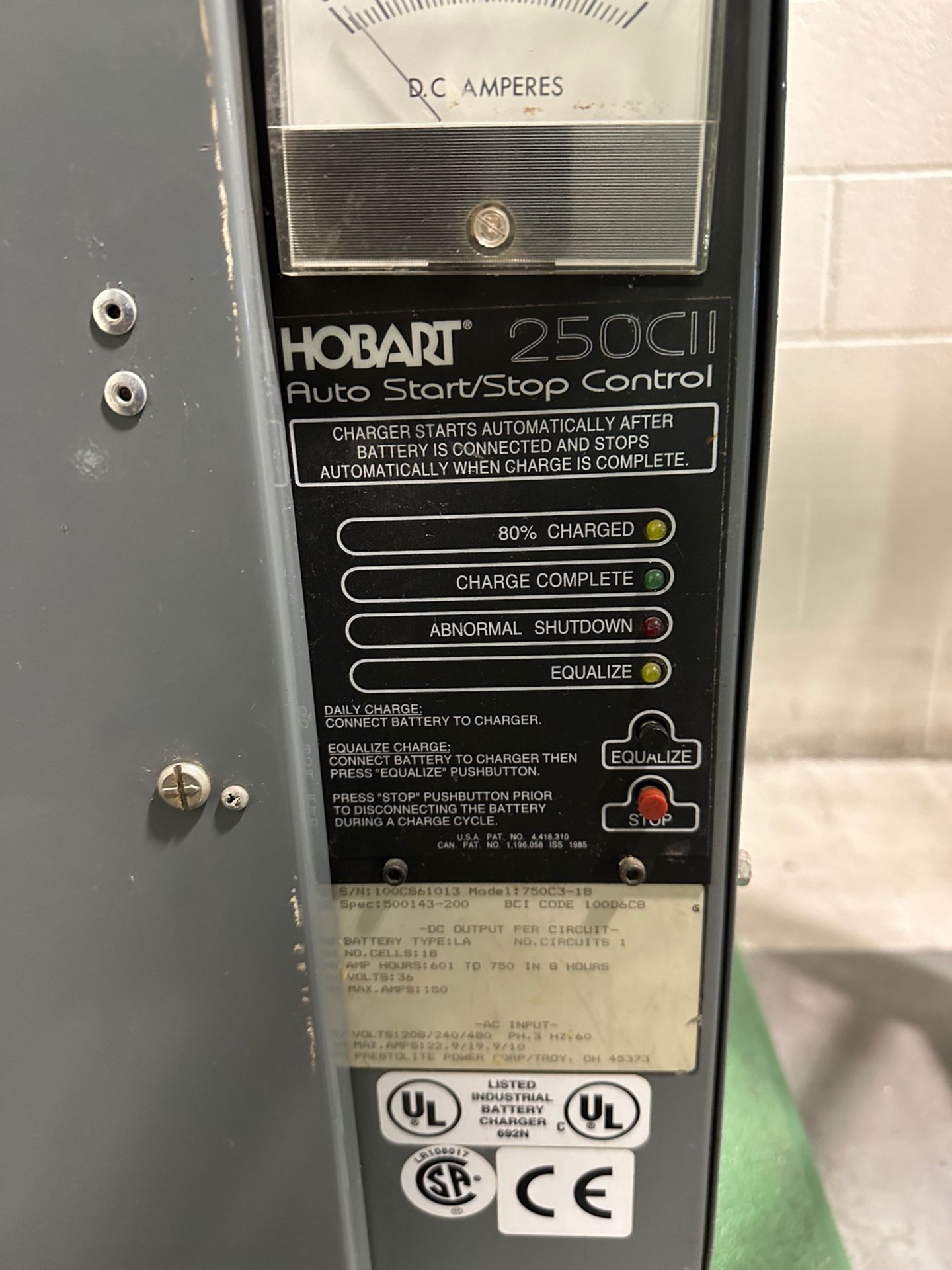 Hobart 36V Accu-Charger - Model 750C3-18 | Rig Fee $150 - Image 2 of 3