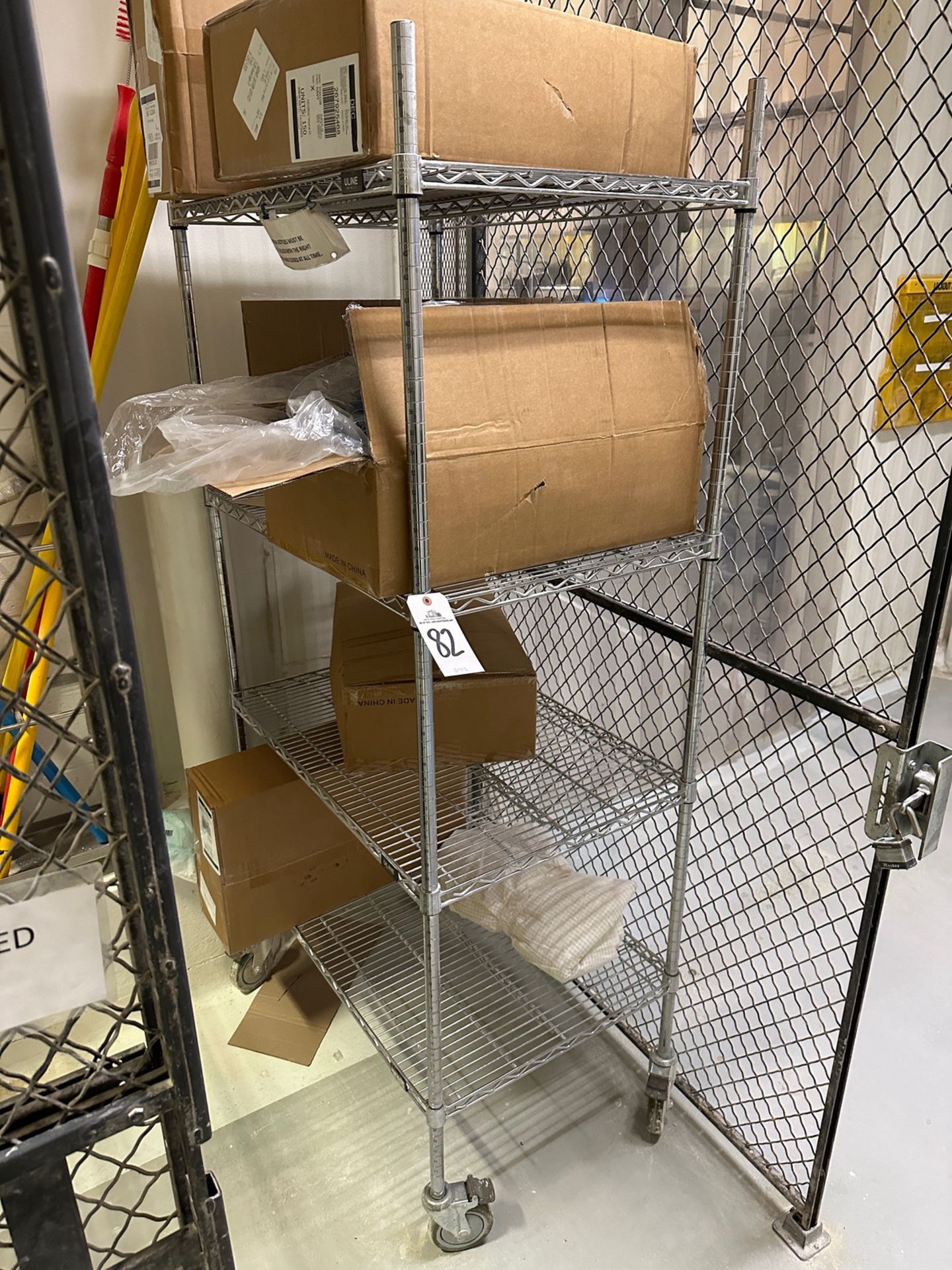 Lot of (2) Wire Shelves - (1) 4' x 2' and (1) 3' x 2' | Rig Fee $85