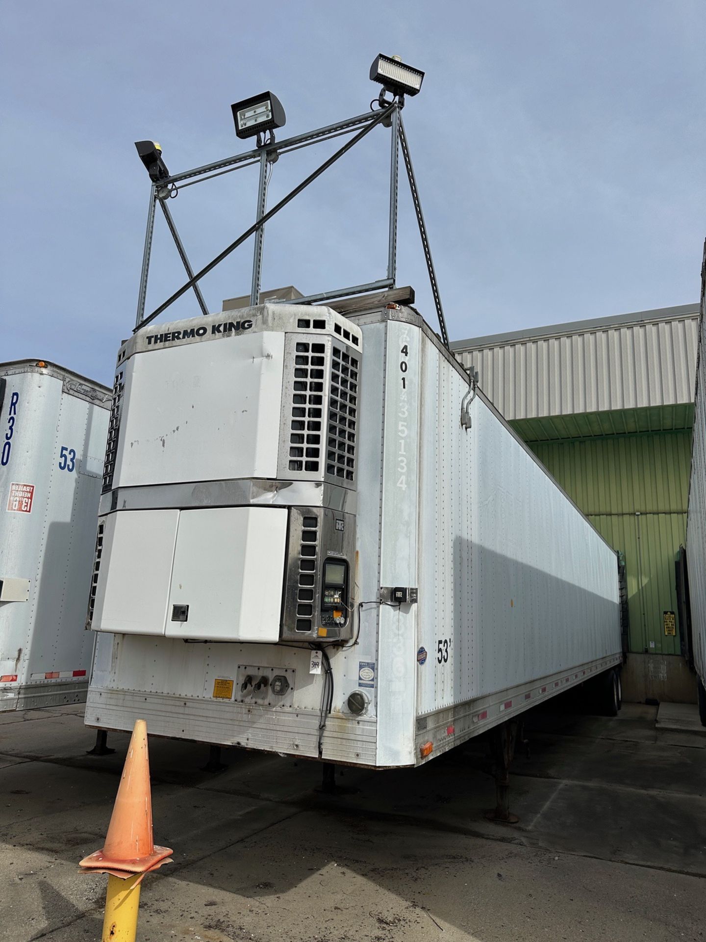 Utility Trailer 53' Reefer Trailer with Added Cooling Units