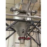 Shick Stainless Steel Ingredient Hopper On Load Cells with Mettler Toledo DRO | Rig Fee $1800