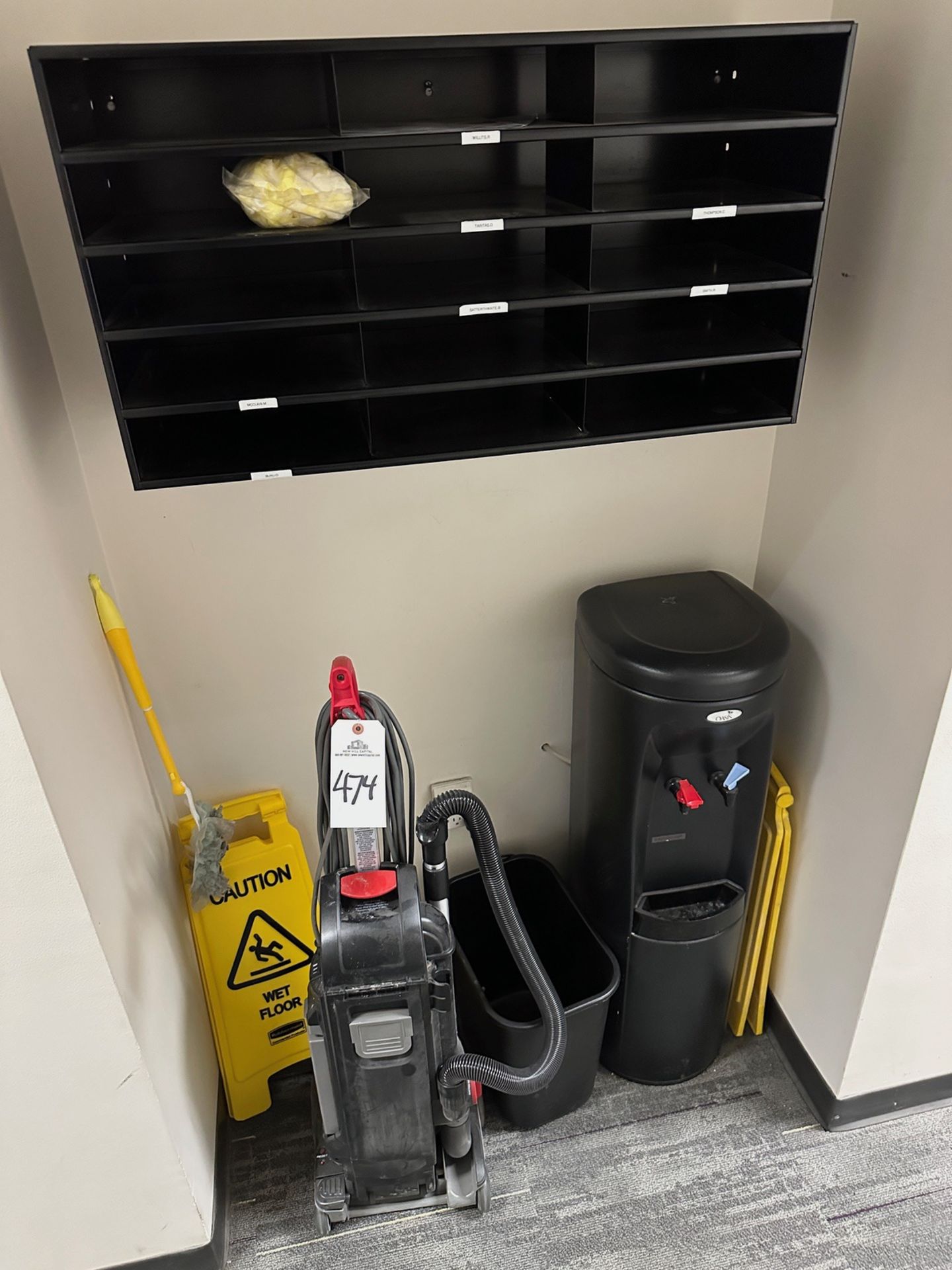 Lot of Vacuum, Water Station and Storage Cubby | Rig Fee $50
