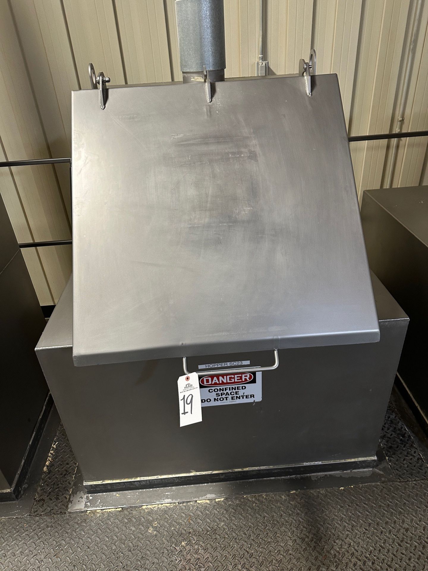 Brabender Stainless Steel Ingredient Hopper - Model FW79-0 HF, S/N BT - Subj to Bulk | Rig Fee $1000