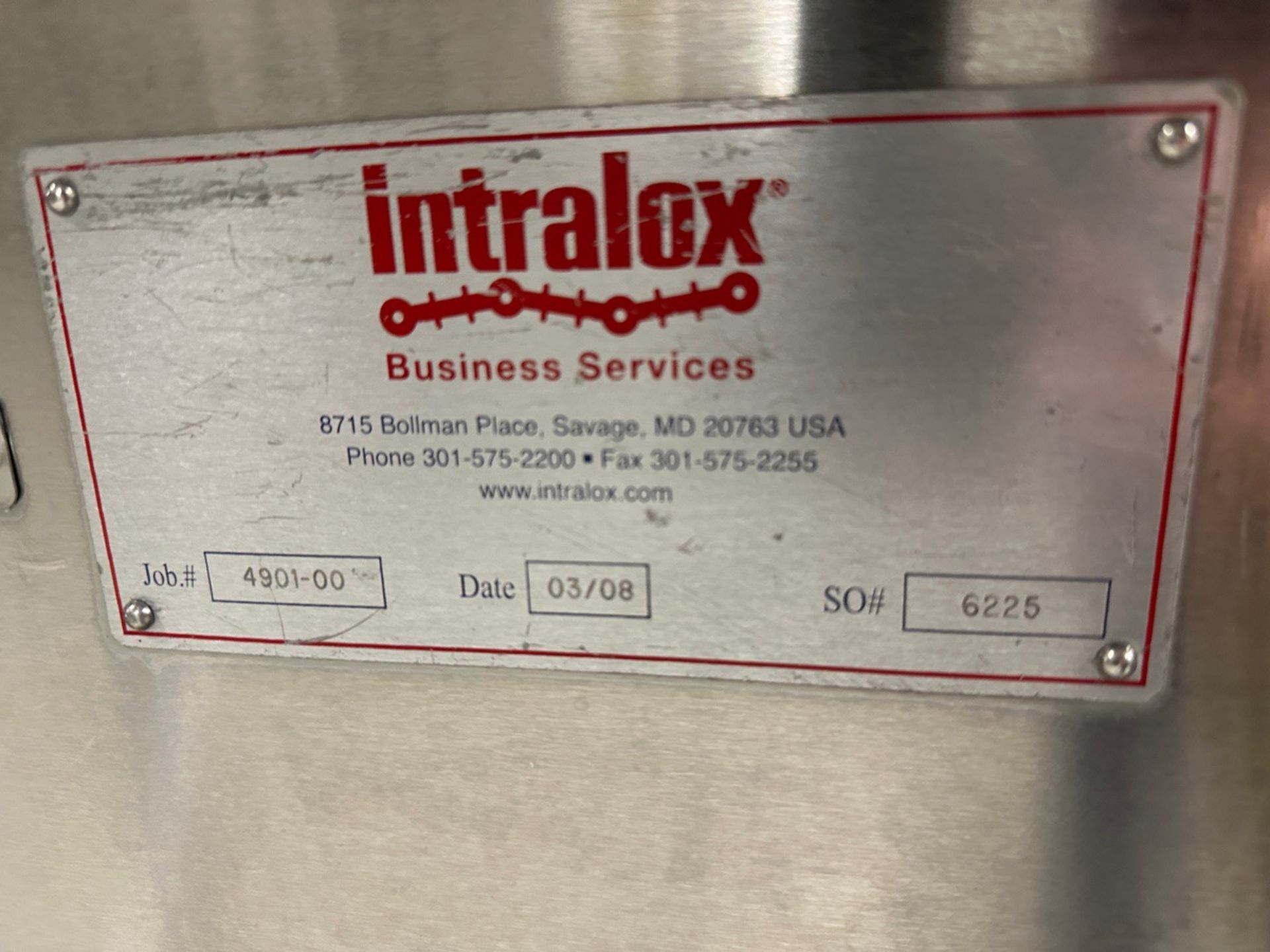 Intralox Multi-Directional Roller Conveyor over Stainless Steel Frame (Approx. 40" | Rig Fee $300 - Image 2 of 3
