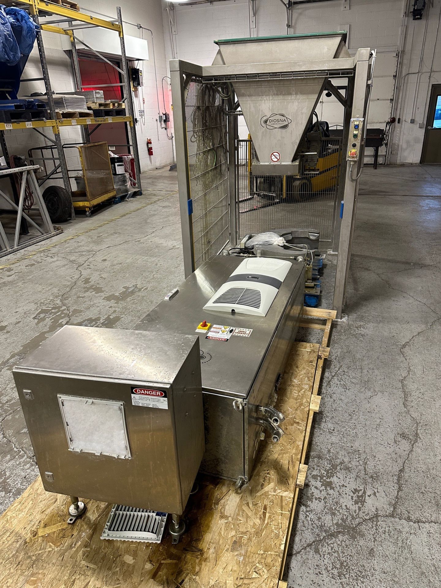 Diosna Stainless Steel Hopper with Bowl Claw, Load Cells and Control Panel - Image 8 of 8