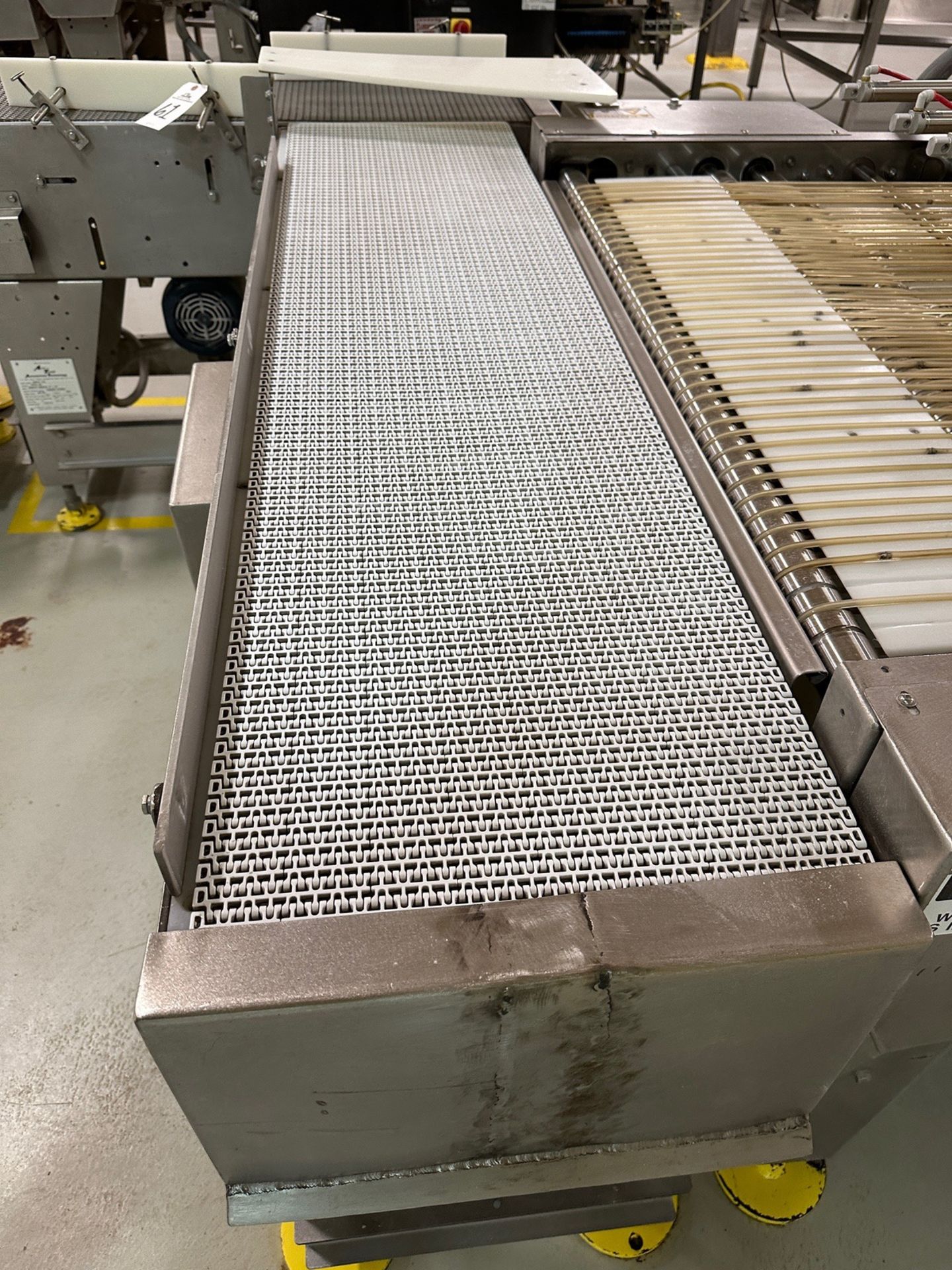 Lot of (2) Arr-Tech Intralox Belt over Stainless Steel Conveyors (Approx. 16" x 4' | Rig Fee $150 - Image 2 of 5