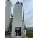 Peabody TecTank 2,870 Cuft Flour Silo, Approximate Dimensions: 36' Height, 27' Straight Side, 12' Di