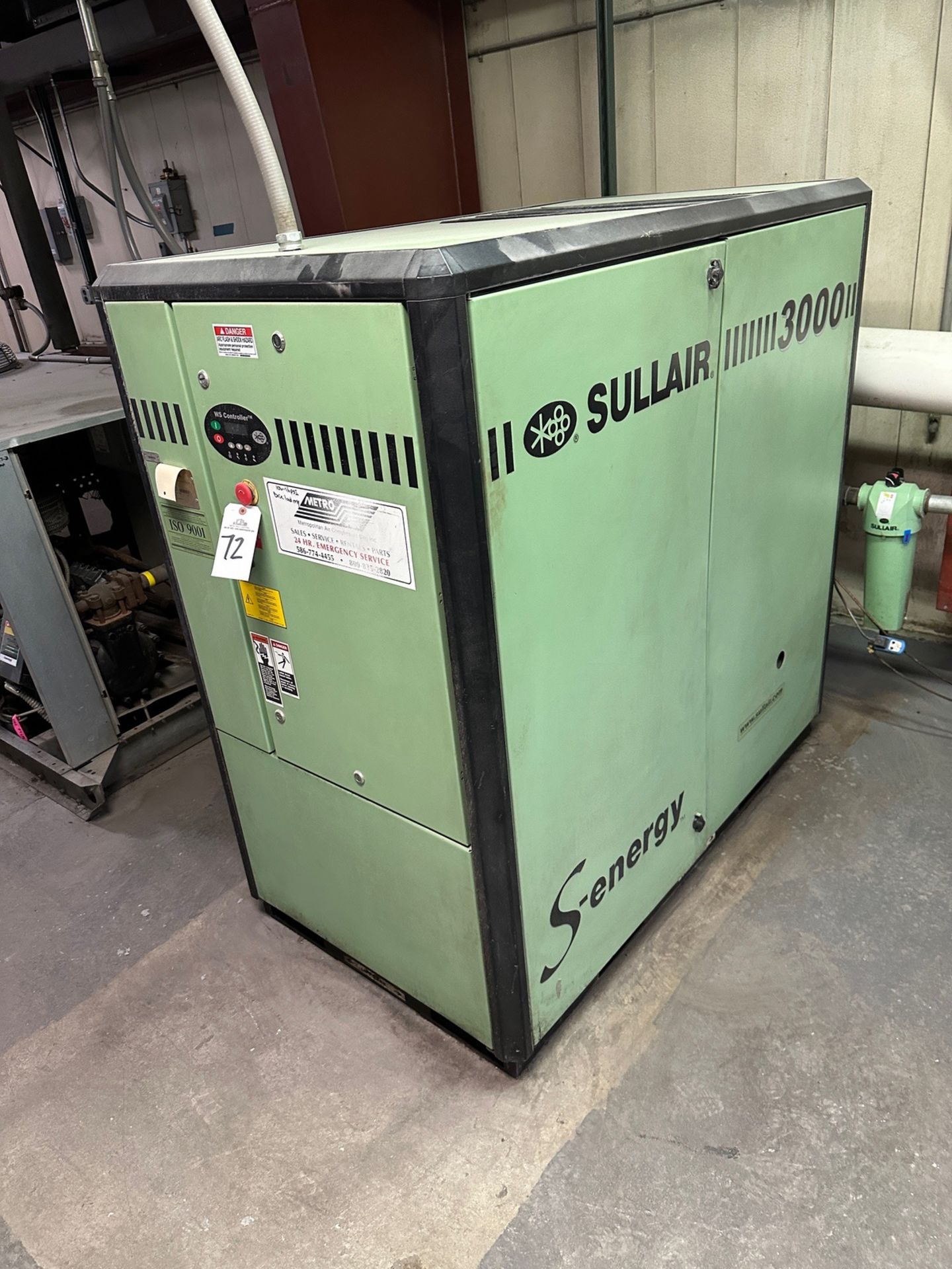 Sullair Model 3007/A Air Compressor | Rig Fee $500 - Image 2 of 3