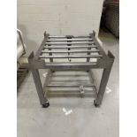 Stainless Steel Tote Stand with Hand Powered Tilting Jack | Rig Fee $25