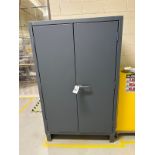 Durham 2-Door Heavy Duty Storage Cabinet with Drawers (Approx. 4' x 2' x 78" O.H.) | Rig Fee $75