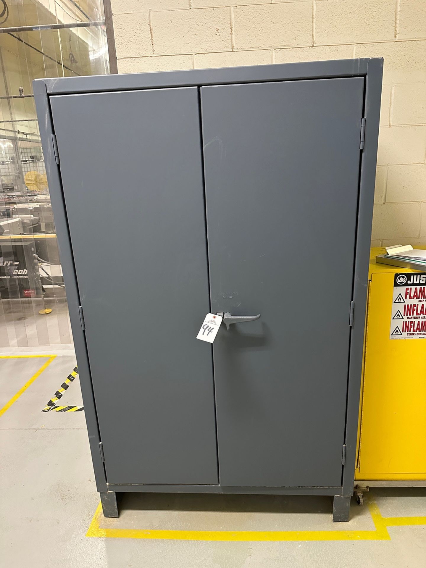 Durham 2-Door Heavy Duty Storage Cabinet with Drawers (Approx. 4' x 2' x 78" O.H.) | Rig Fee $75