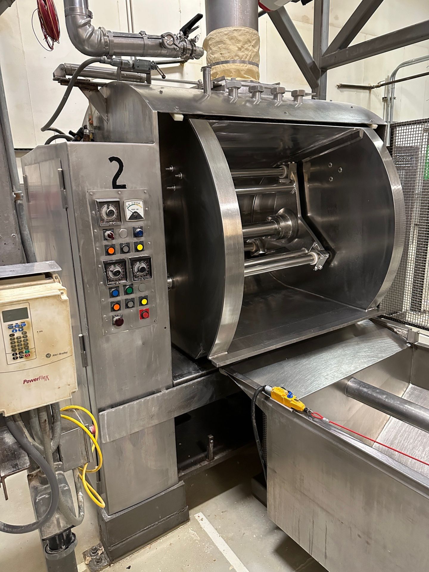 Peerless Stainless Steel Dough Mixer with Allen-Bradley PowerFlex 70 VFD | Rig Fee $1800 - Image 2 of 8