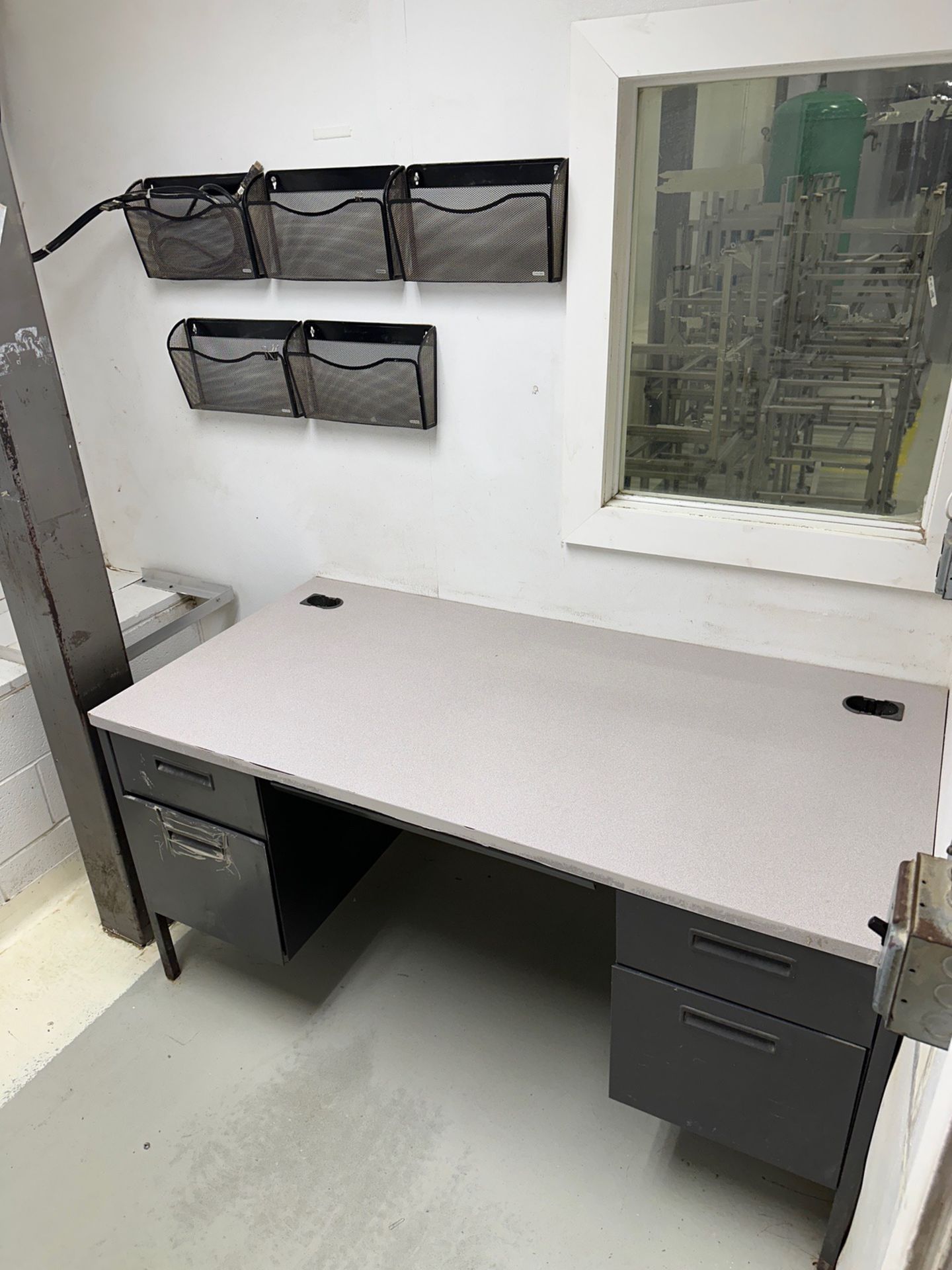 Lot of (2) Offices with Contents and Stools | Rig Fee $250