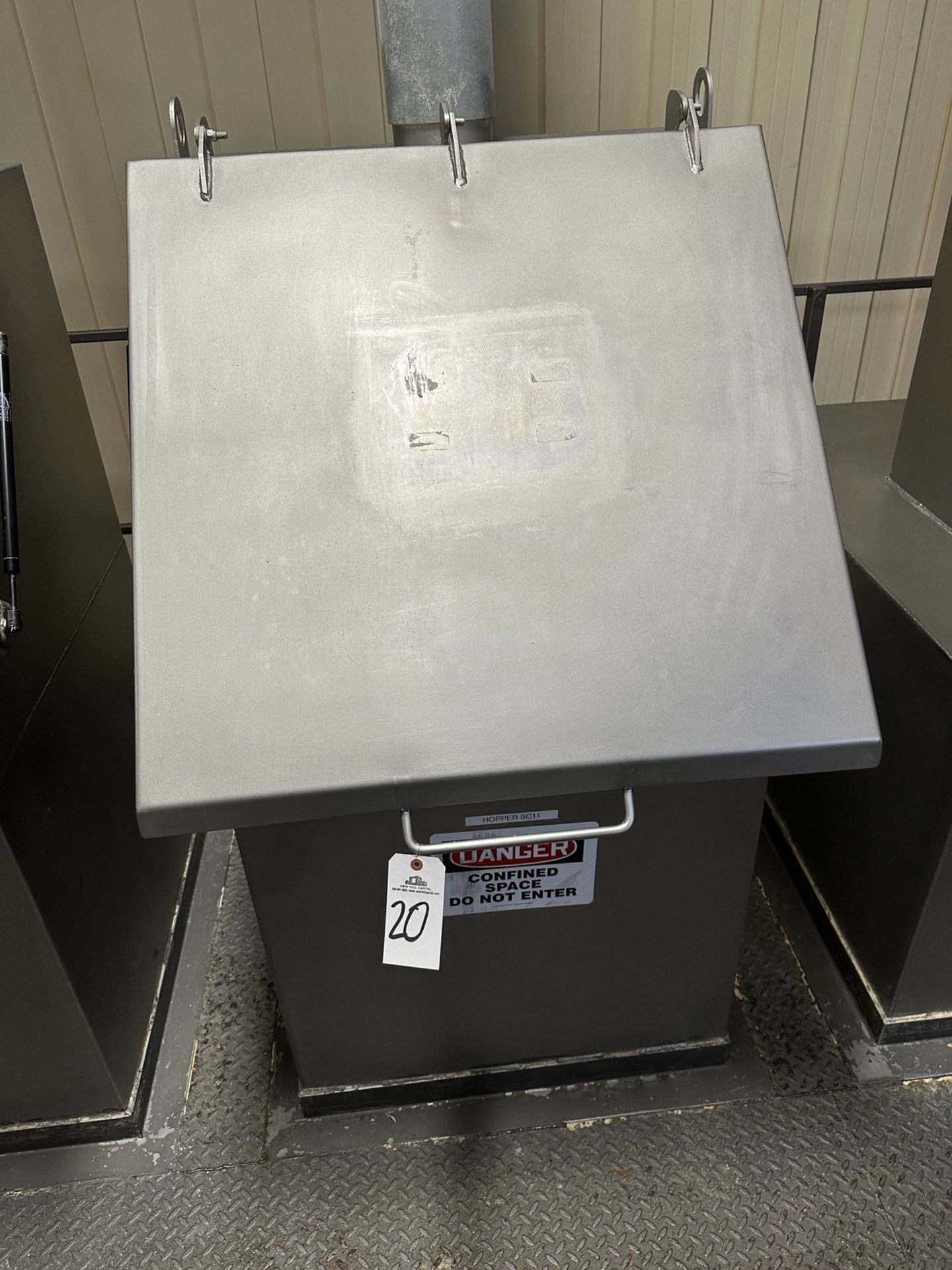 Brabender Stainless Steel Ingredient Hopper - Model FW79-0 HF, S/N BT - Subj to Bulk | Rig Fee $1000