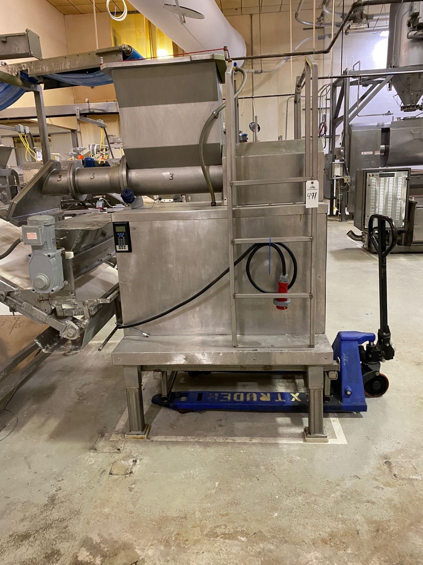 Stainless Steel Dough Sheet Extruder | Rig Fee: $350