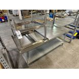 Lot of (2) Stainless Steel Tables - (1) 30" x 6' and (1) 30" x 30" | Rig Fee $35