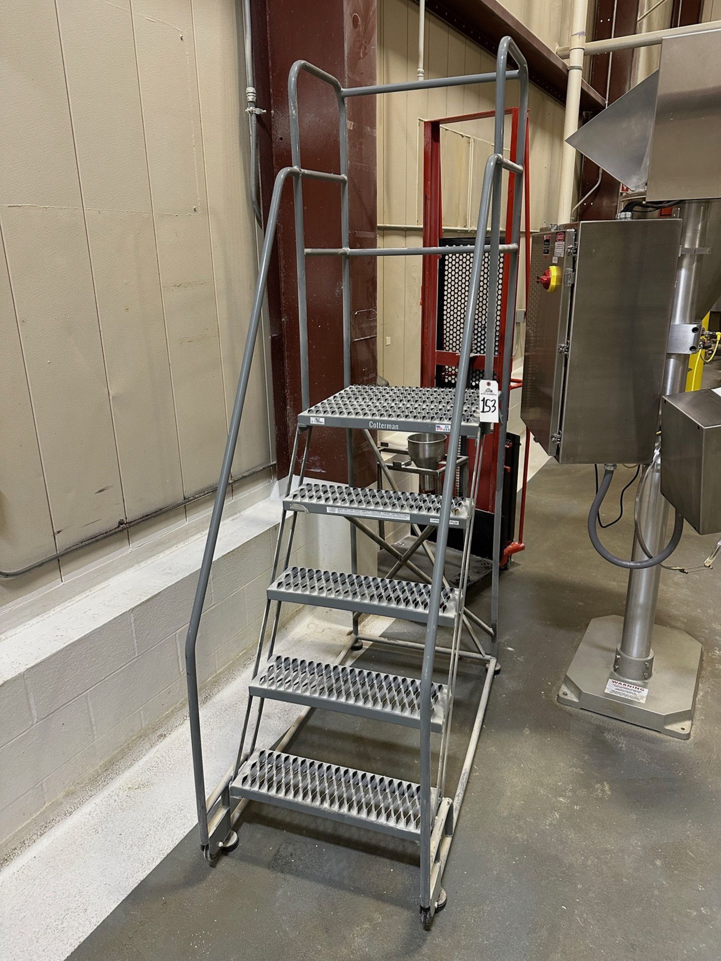 Cotterman Rolling Staircase with 450 LB Capacity | Rig Fee $25