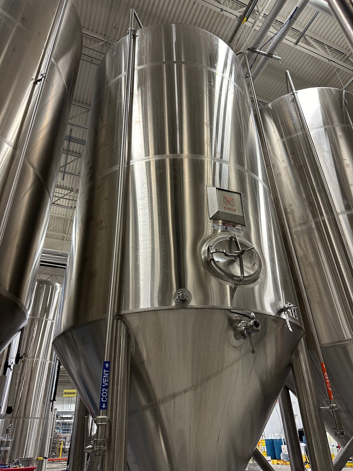 (1 of 8) 2020 Marks 132 BBL FV / 175 BBL or 5400 Gal Max Capacity Fermentation Tank | Rig Fee $2620