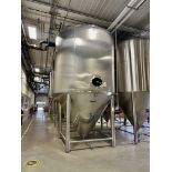 2020 Quality Tank (QTS) 150 BBL FV or 5,500 Gal Max Capacity Jacketed Fermentation Tank, Glycol Jack