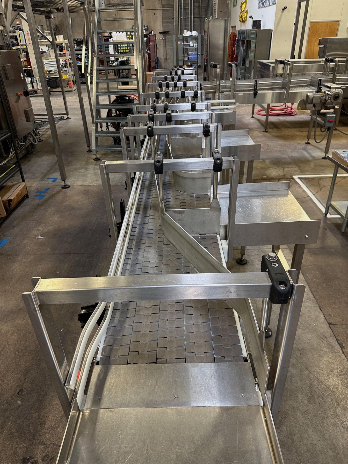 Bevco Conveyor over Stainless Steel Frame (Approx. (5) 3.25" Belts x 25' to Laning | Rig Fee $750 - Image 3 of 6