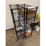 Lot of (2) Wire Shelving Units (Approx. 3' x 13" x 58" O.H.) | Rig Fee $25