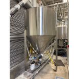 2016 NSI 1500 L Stainless Steel Grist Case on Rice Lake Load Cells (Approx. 6' Diam | Rig Fee $2140