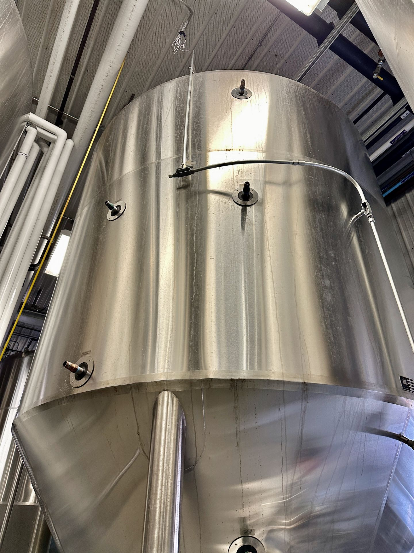 2015 NSI 150 BBL FV or 5,500 Gal Max Capacity Jacketed Fermentation Tank, Glycol Jacketed - Image 5 of 9