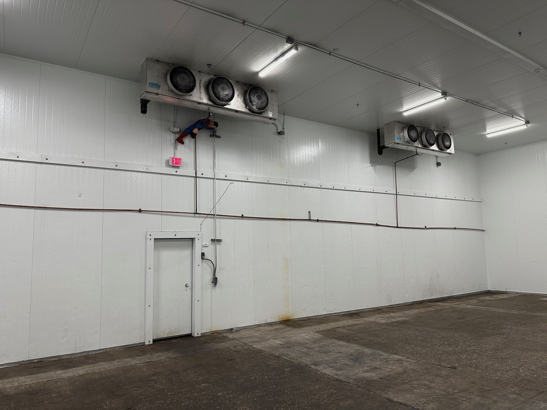 Cold Box - (3) Cooling Units - Shared Wall - (Approx. 32' x 77' x 18' - 8' x 10' Drive In Door - Man - Image 5 of 14