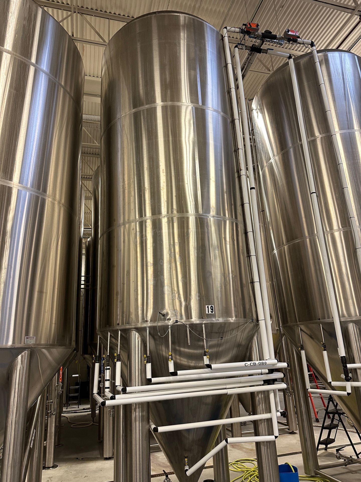 (1 of 2) 2018 Prospero 120 BBL FV / 148.6 BBL or 4,600 Gal Max Capacity Jacketed Stainless Steel FV - Image 4 of 4