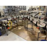 Bevco Conveyor over Stainless Steel Frame - U Shaped with SEW VFD (Approx. 7.5" Bel | Rig Fee $750