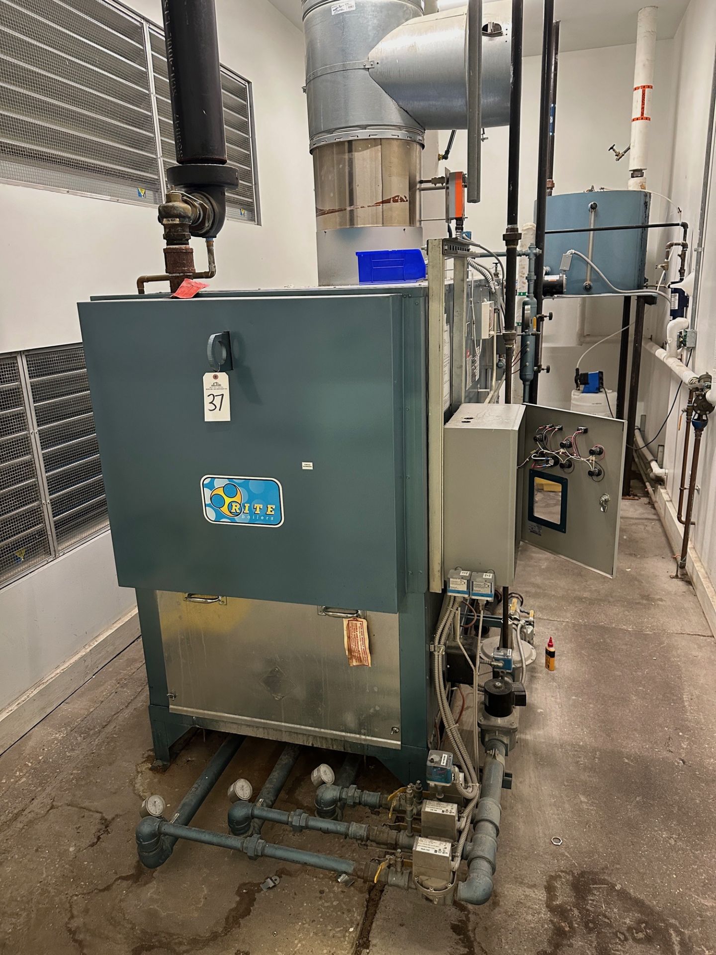 Rite Model 325 S Boiler with Water Treatment System and Blowdown Tank, Max 3.25 MBT | Rig Fee $750