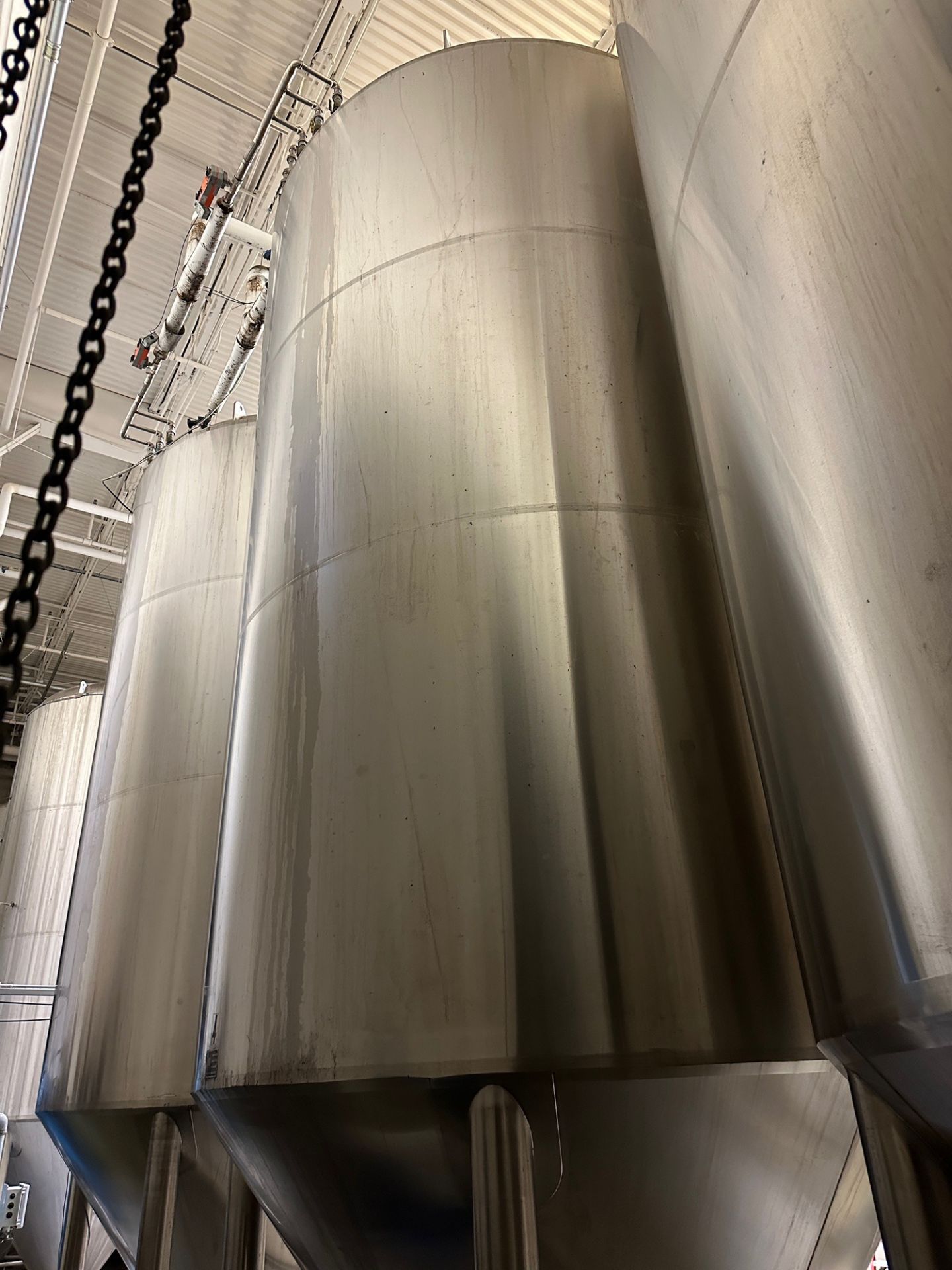 (1 of 6) 2016 NSI 132 BBL FV / 175 BBL or 5,400 Gal Max Capacity Stainless Steel Uni-Tank (4), Cone - Image 3 of 4