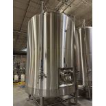 (1 of 2) 2016 NSI 120 BBL Brite / 132 BBL or 4,400 Gal Jacketed Dish Bottom Stainless Steel Brite