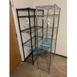 Lot of (2) Wire Shelving Units (Approx. 3' x 15" x 6' O.H.) | Rig Fee $25