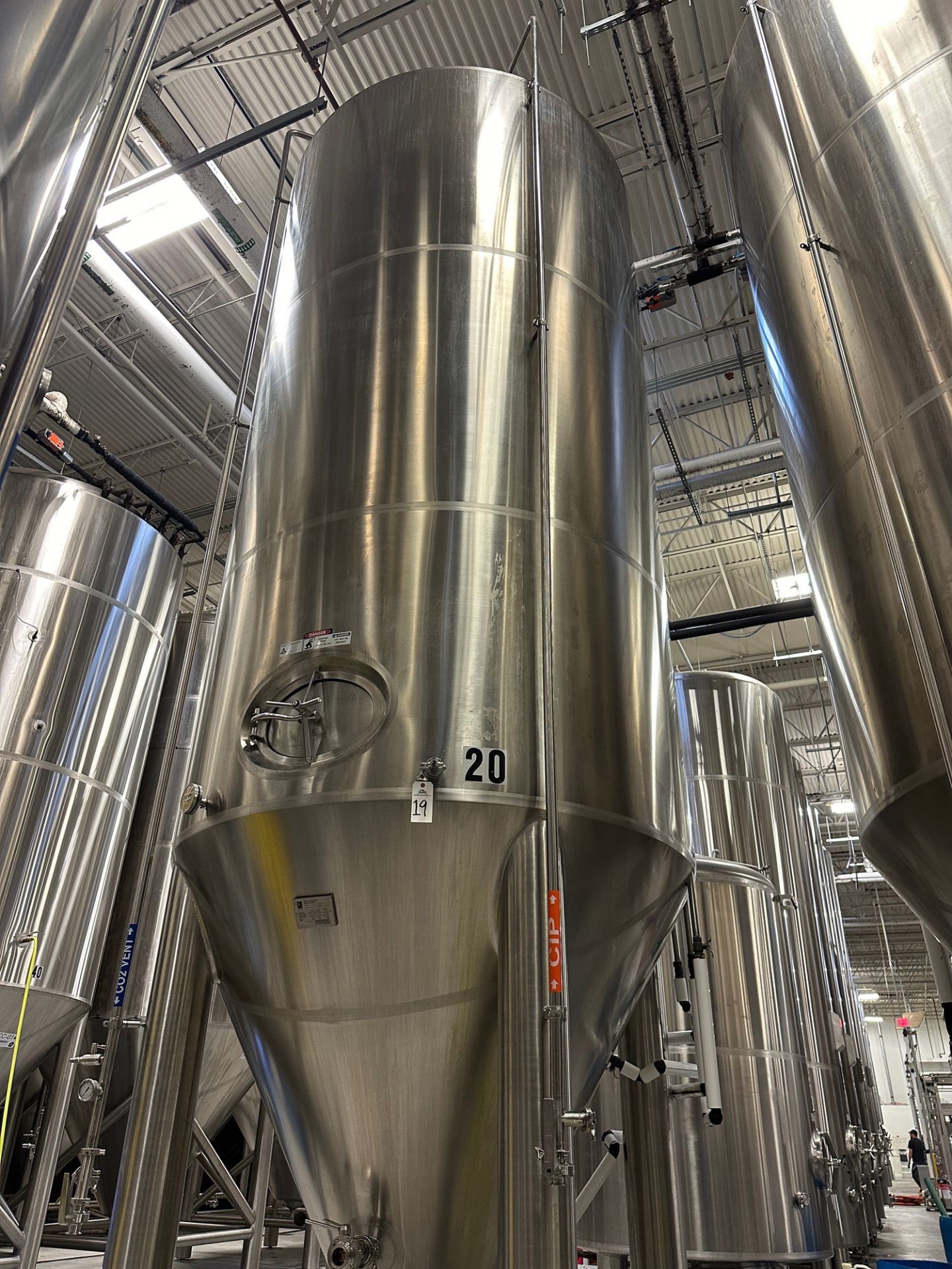 (1 of 2) 2018 Prospero 120 BBL FV / 149 BBL or 4600 Gal Max Cap. Fermentation Tank | Rig Fee $2510