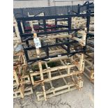 Lot of (7) Barrel Storage Racks