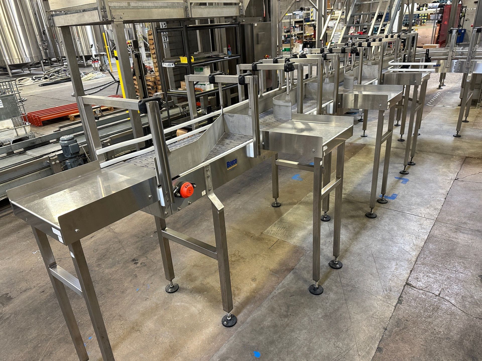 Bevco Conveyor over Stainless Steel Frame (Approx. (5) 3.25" Belts x 25' to Laning | Rig Fee $750 - Image 2 of 6