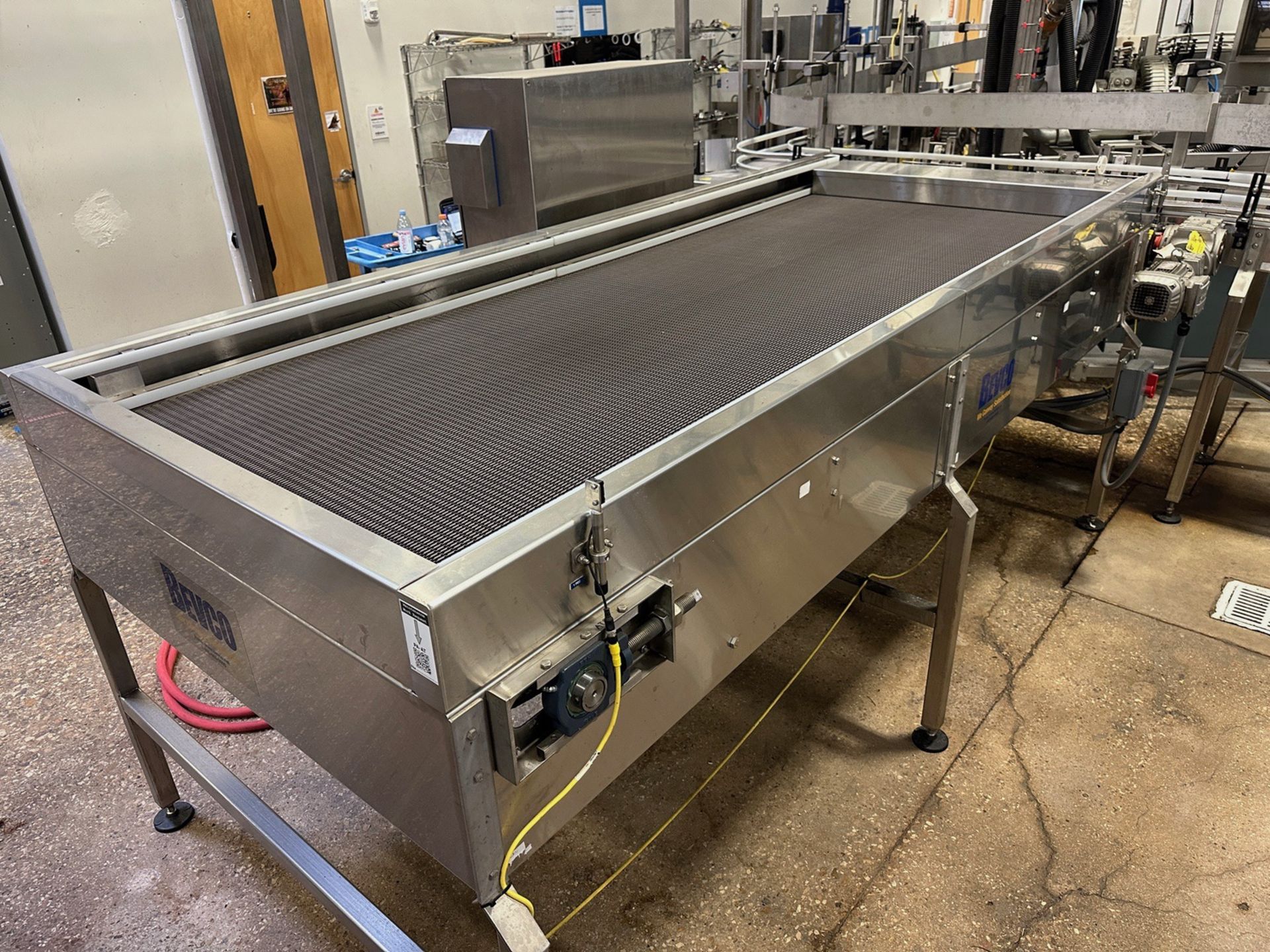 Bevco Accumulation Table over Stainless Steel Frame (Approx. 4' x 11') - Image 2 of 4