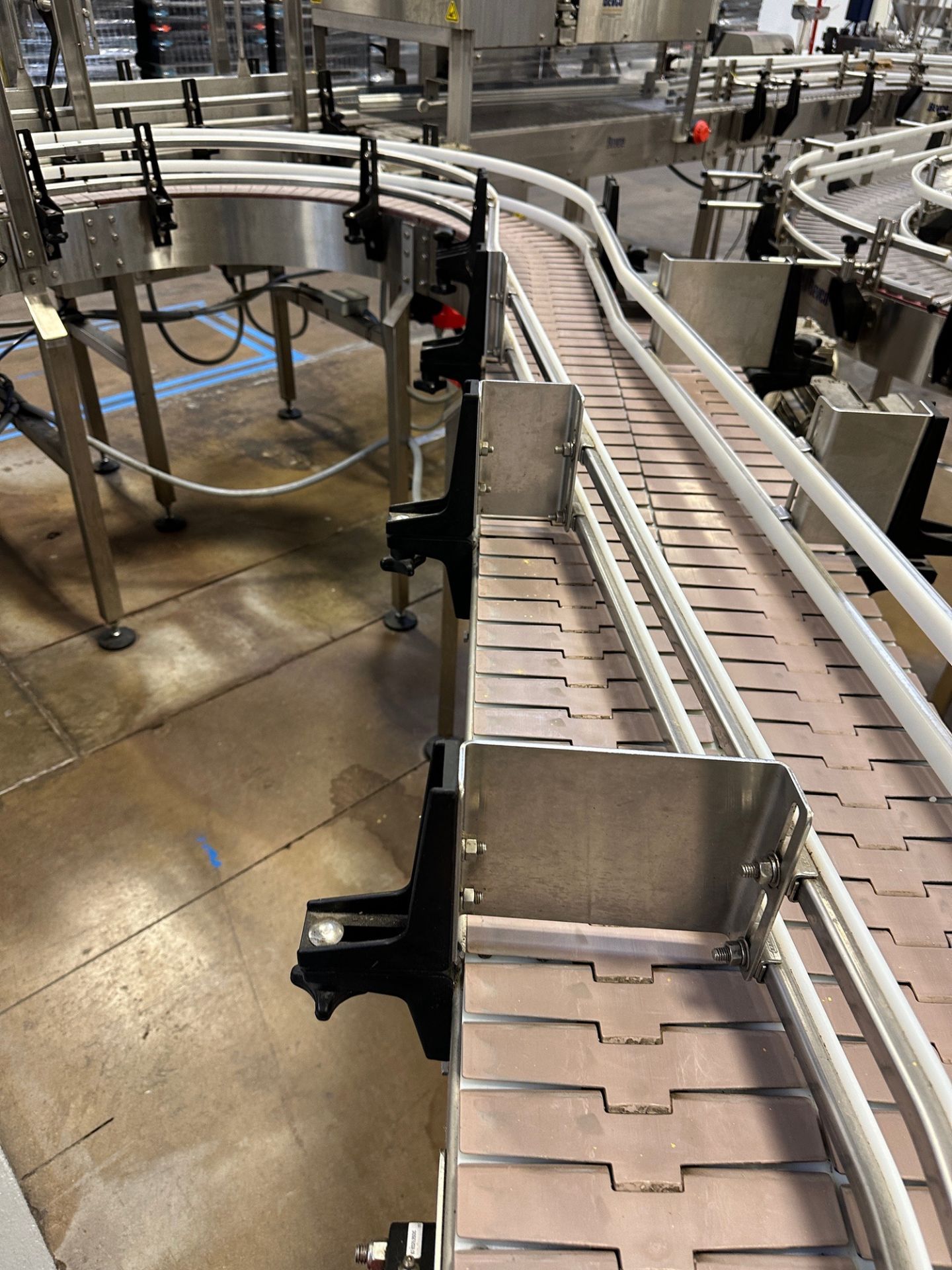 Bevco Conveyor over Stainless Steel Frame - U Shaped with SEW VFD (Approx. 7.5" Belt x 14' - Into Se - Image 2 of 5