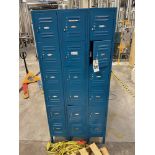 Lot of (2) Banks of Lockers (Approx. 3' x 1' x 78" O.H. and 1' x 10" Lockers) | Rig Fee $50