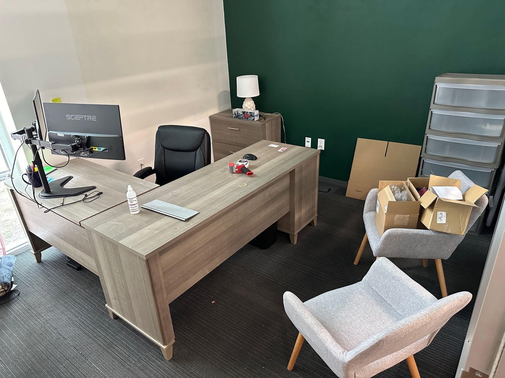 Lot of Office Furniture (Monitors Not Included) | Rig Fee $50