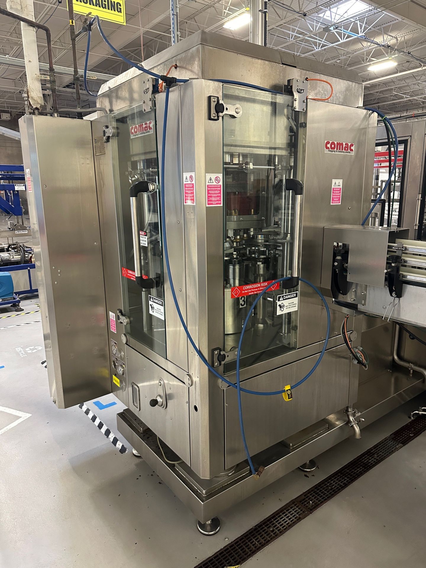 2016 Comac/CFT 18-Head Can Filler &amp; 4-Head Seamer - Models Monoblock Iso 18-4 and Seamer 3000/4, - Image 7 of 11