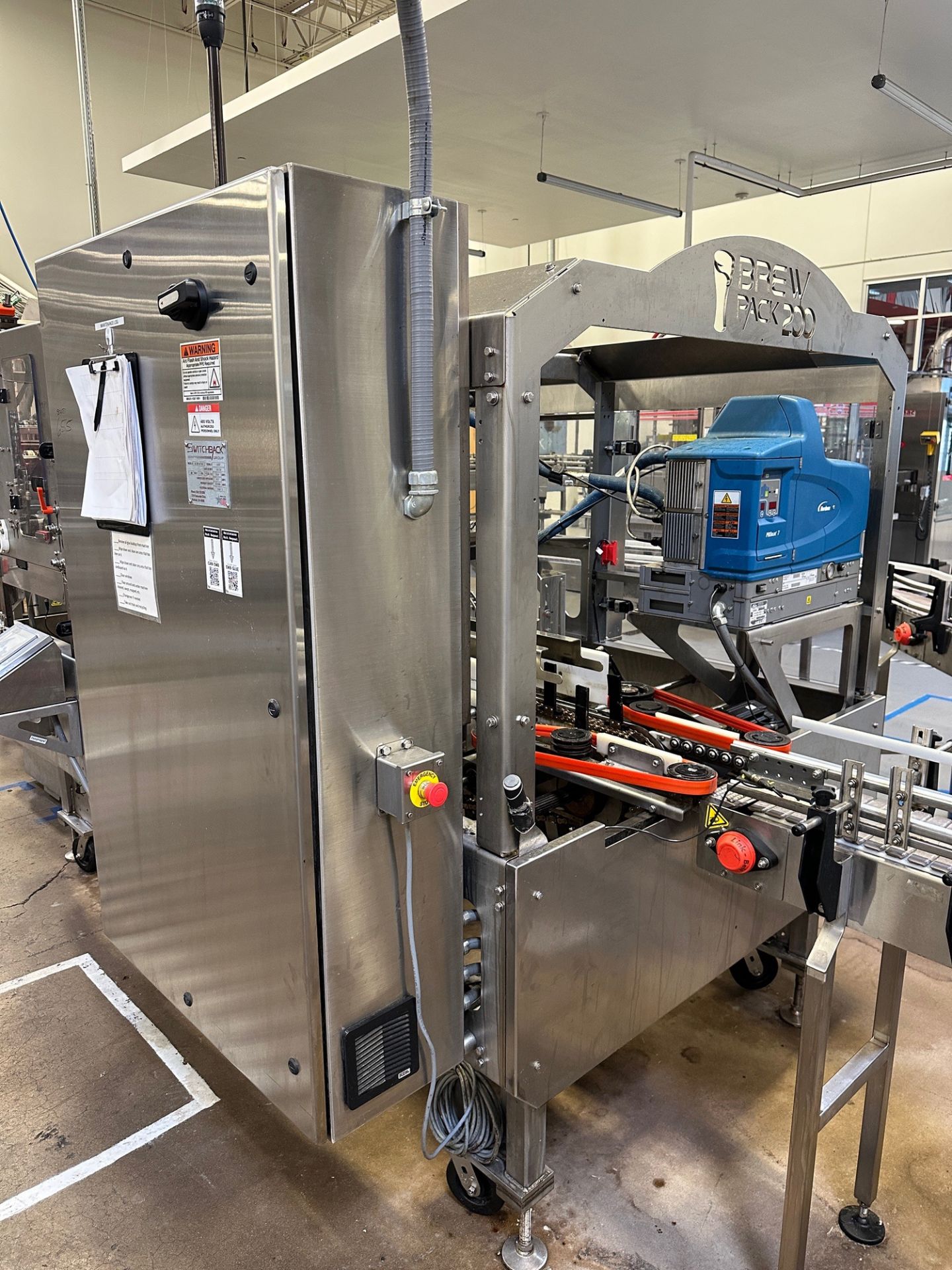 2019 Switchback Brew Pack 200 Intermittent Motion Cartoner - Model AI- 2H BP200, Nordson ProBlue 7 - Image 2 of 9