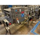 Bevco Conveyor over Stainless Steel Frame with Model M2-1 Laning Device and SEW VFD(Approx. 15" Belt