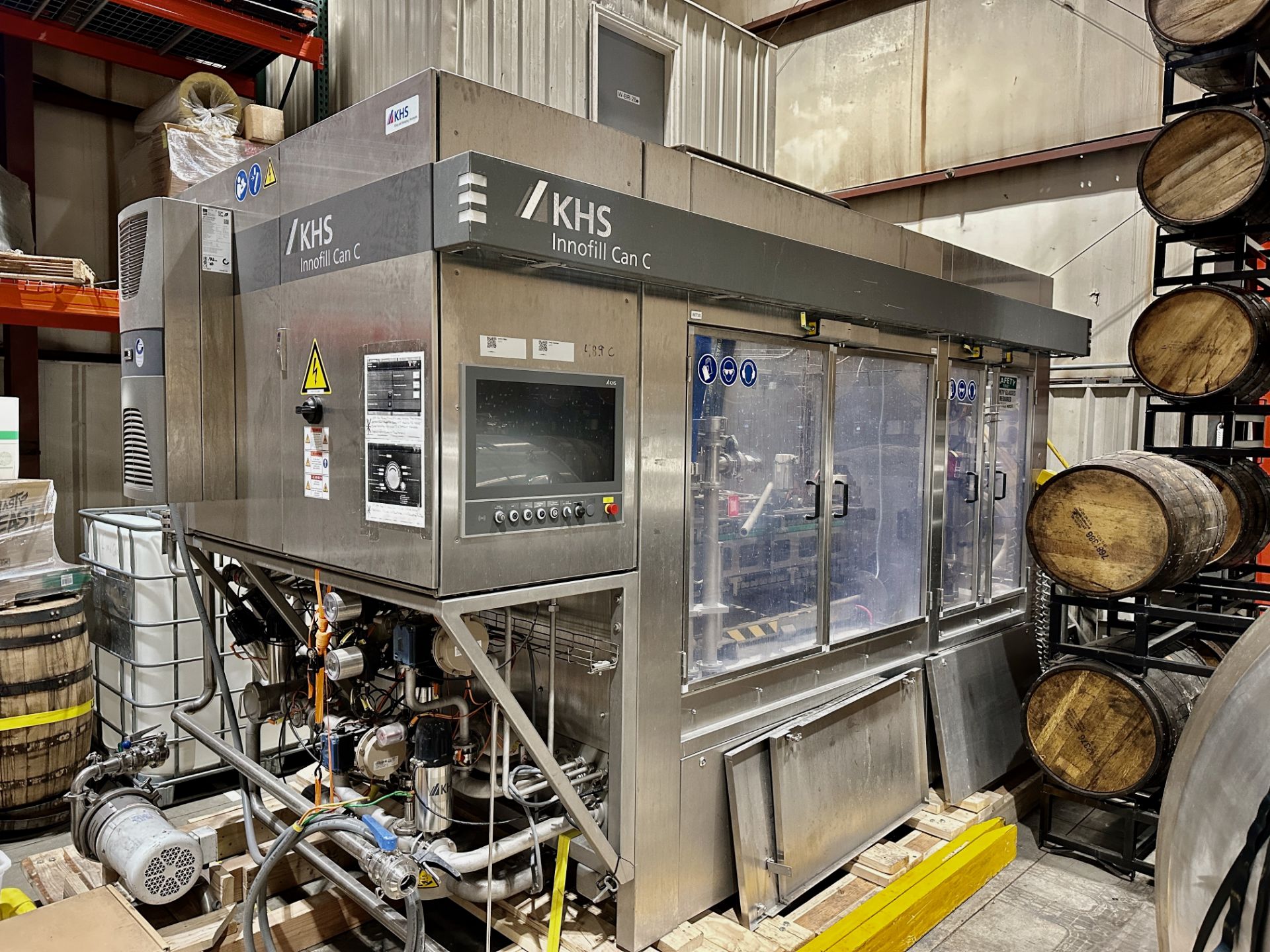 2019 KHS Innofill Can C Micro 18-Head Can Filler & 4-Head Seamer, Set for Sleek Cans, S/N: 10343324 - Image 2 of 21
